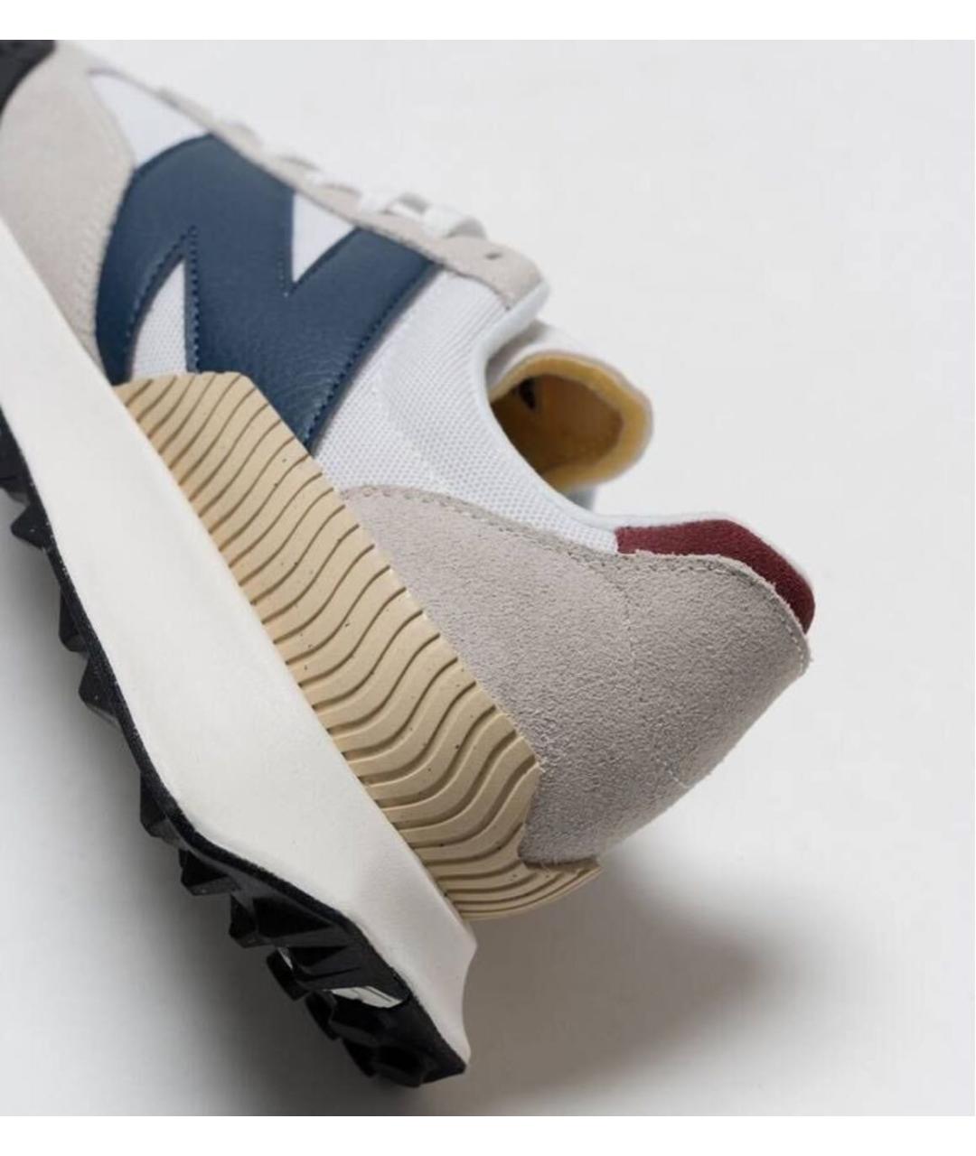 NEW BALANCE Белые замшевые низкие кроссовки / кеды, фото 7