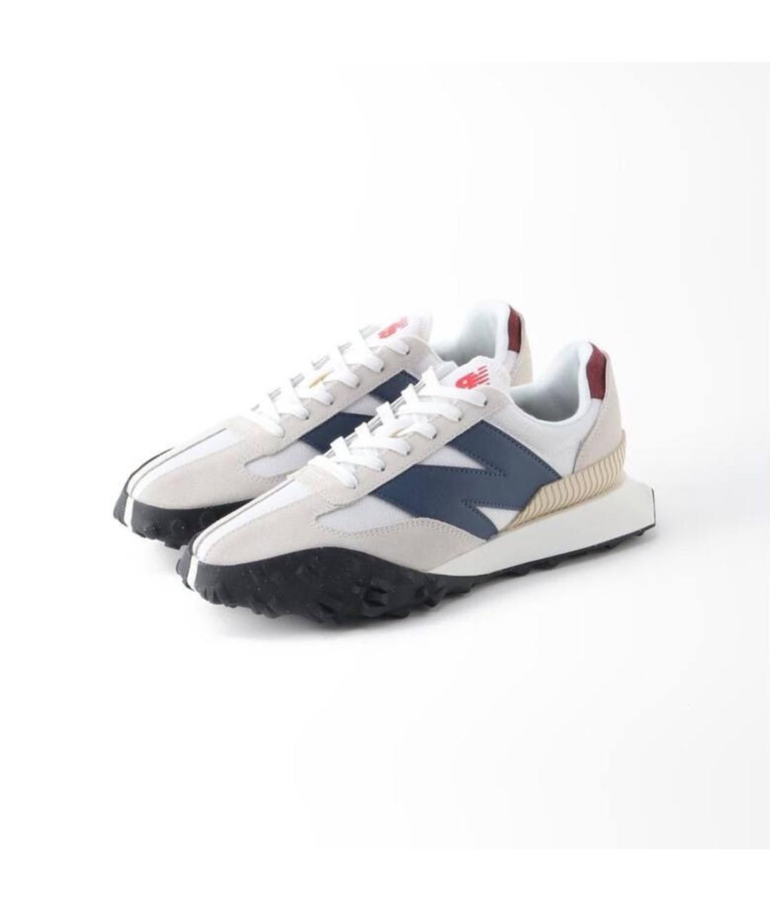 NEW BALANCE Белые замшевые низкие кроссовки / кеды, фото 2