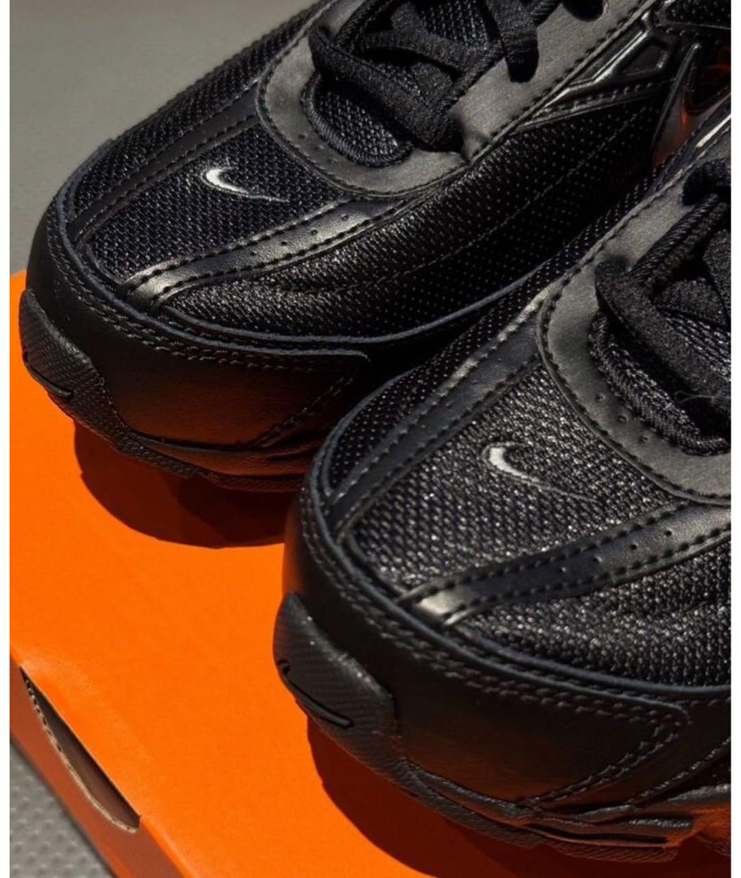 NIKE Черные текстильные низкие кроссовки / кеды, фото 2