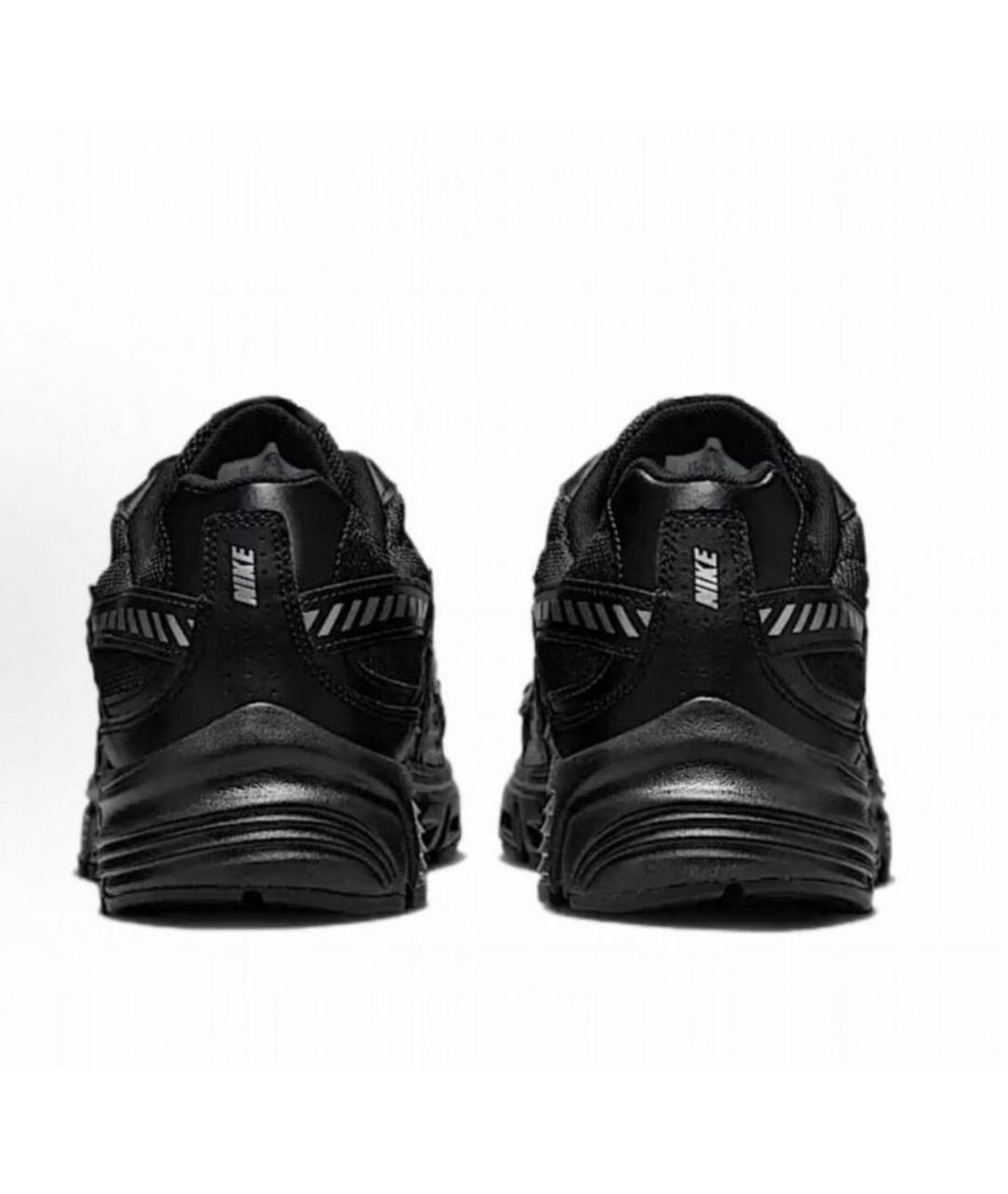 NIKE Черные текстильные низкие кроссовки / кеды, фото 5