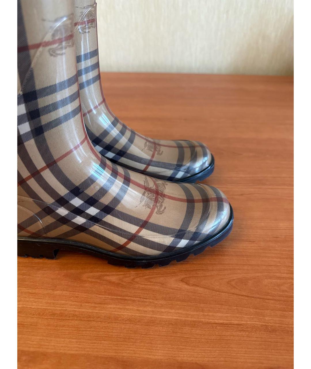BURBERRY Мульти резиновые сапоги, фото 4