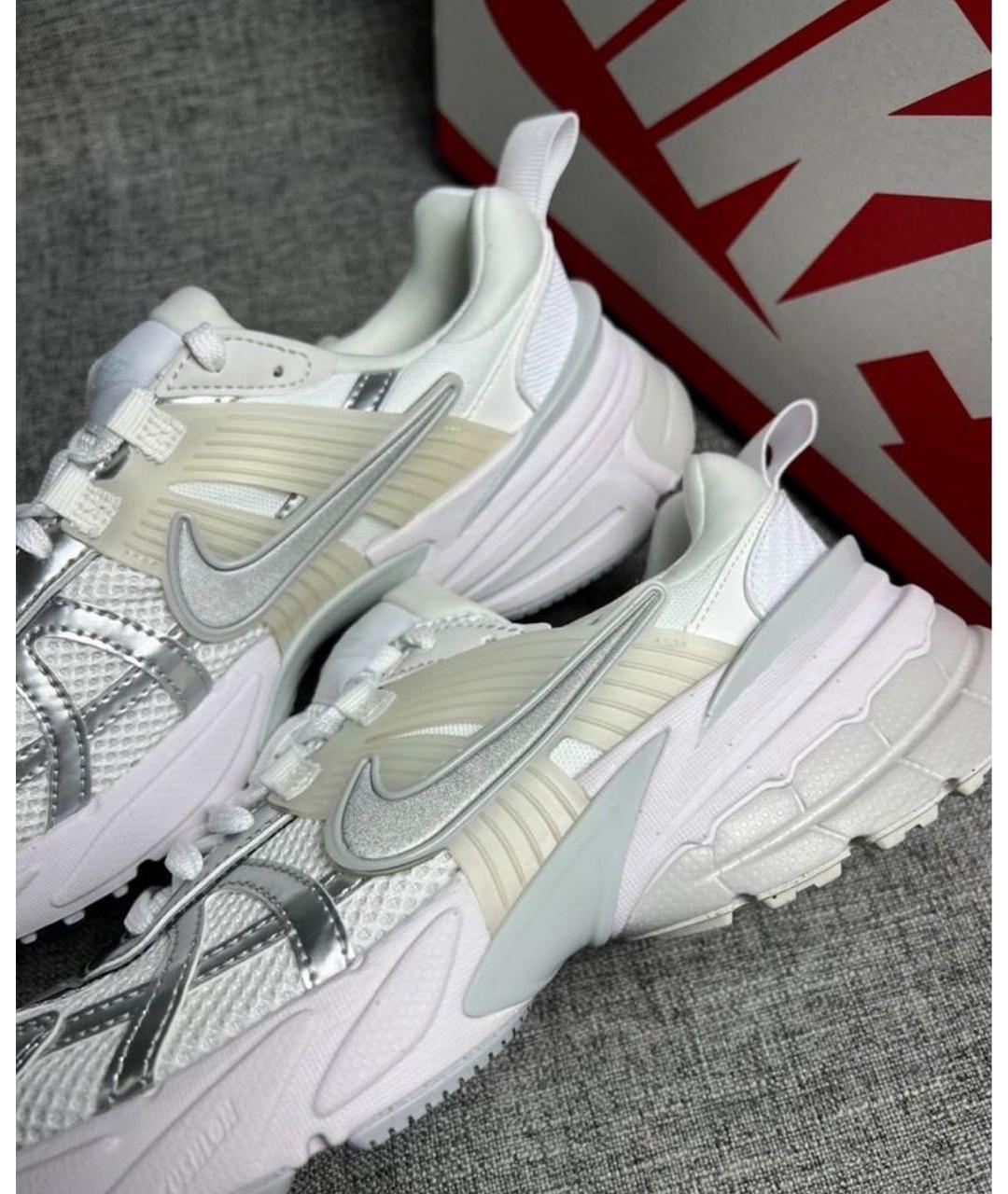 NIKE Белые кожаные низкие кроссовки / кеды, фото 3