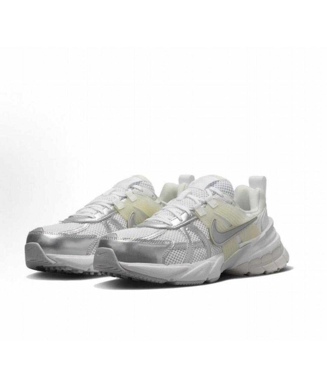 NIKE Белые кожаные низкие кроссовки / кеды, фото 2