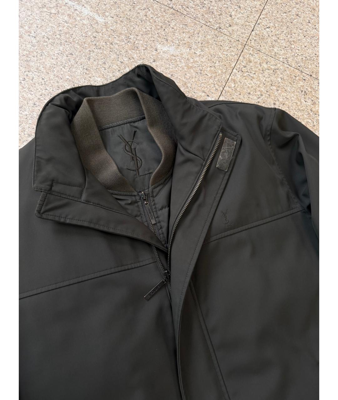 SAINT LAURENT Серая куртка, фото 3