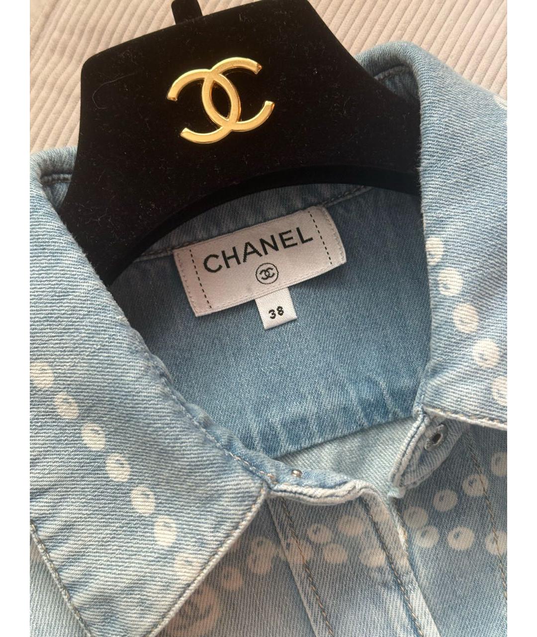 CHANEL Деним рубашка, фото 3