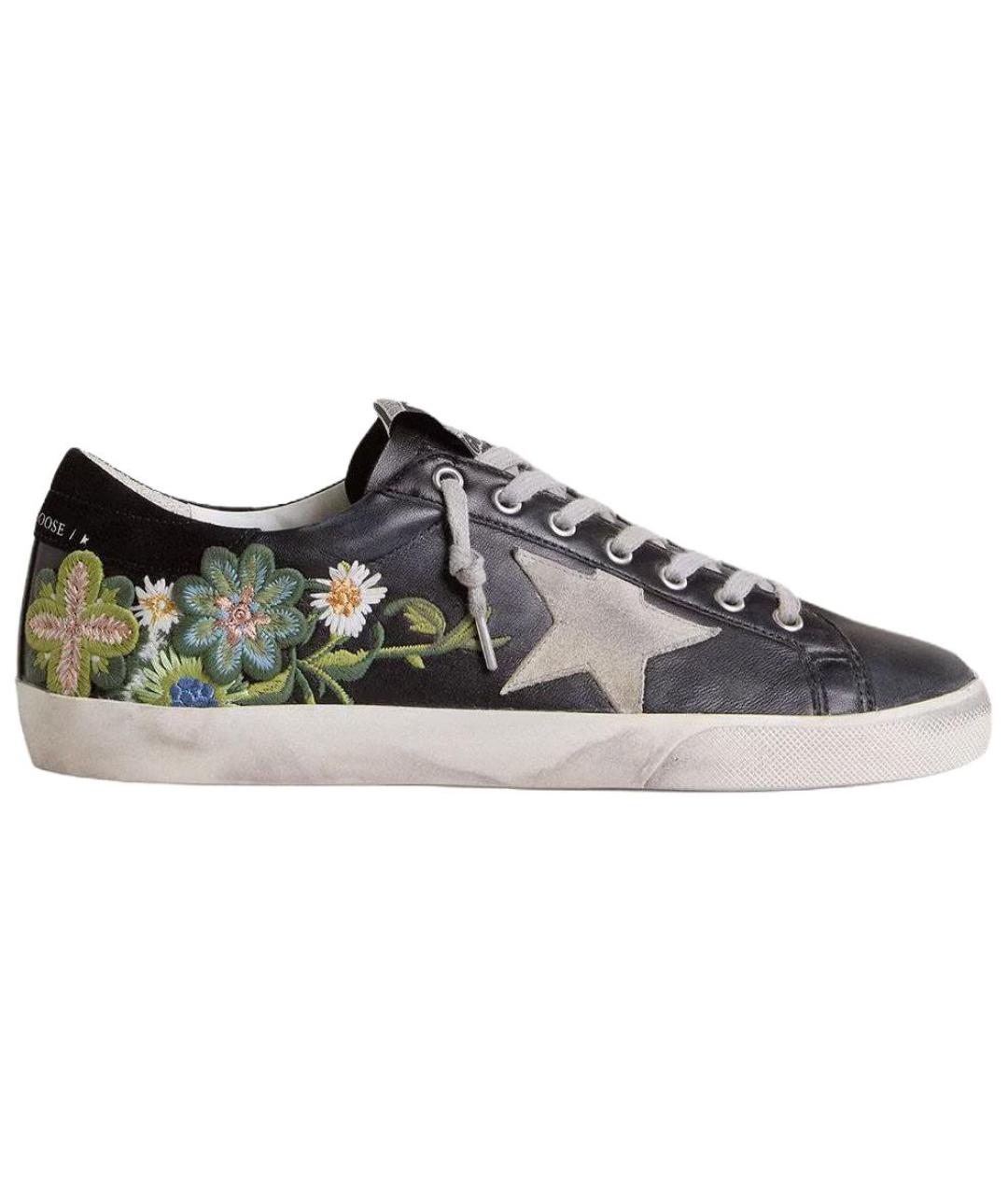 GOLDEN GOOSE DELUXE BRAND Черные кеды, фото 1