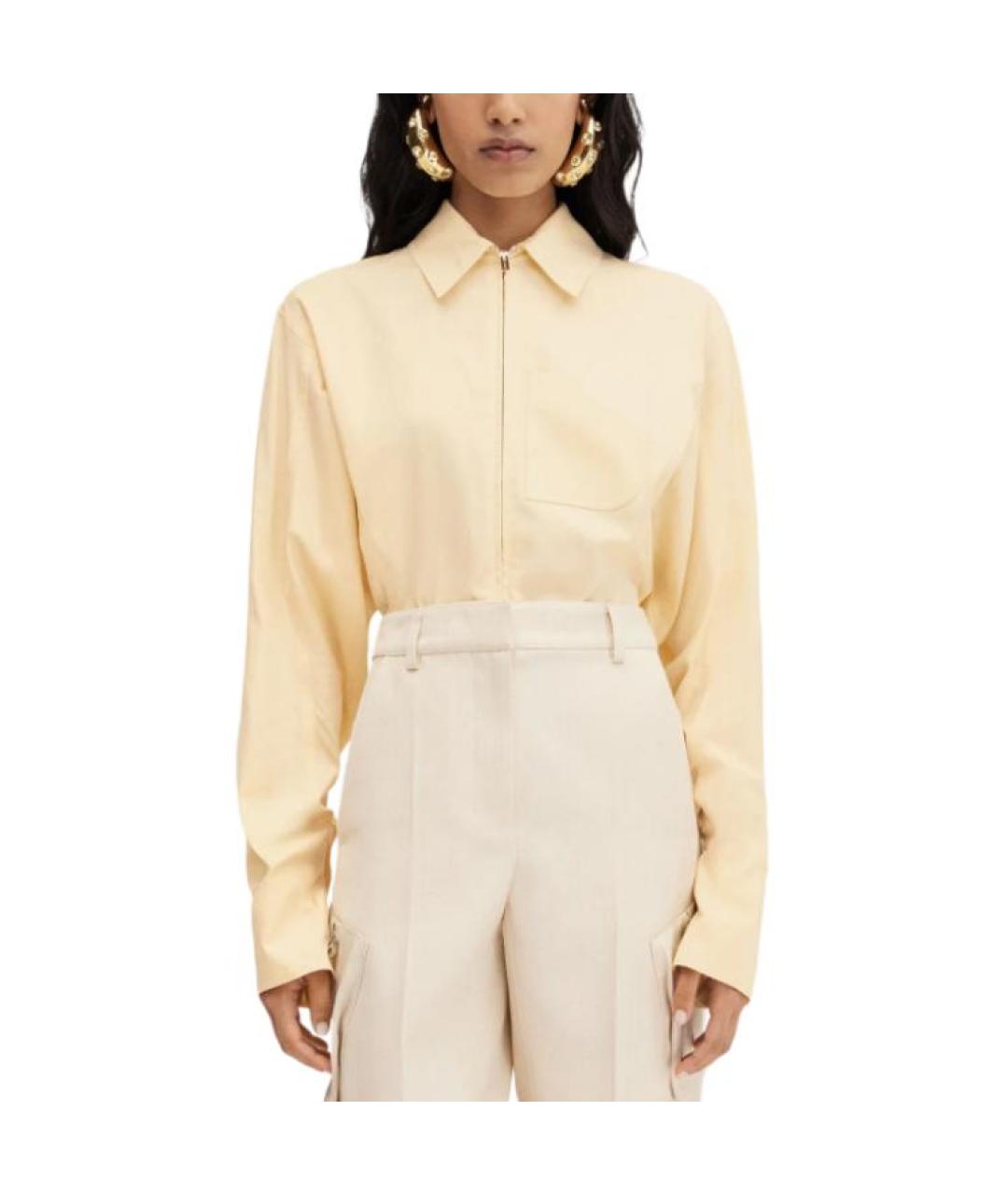 JACQUEMUS Желтая куртка, фото 4