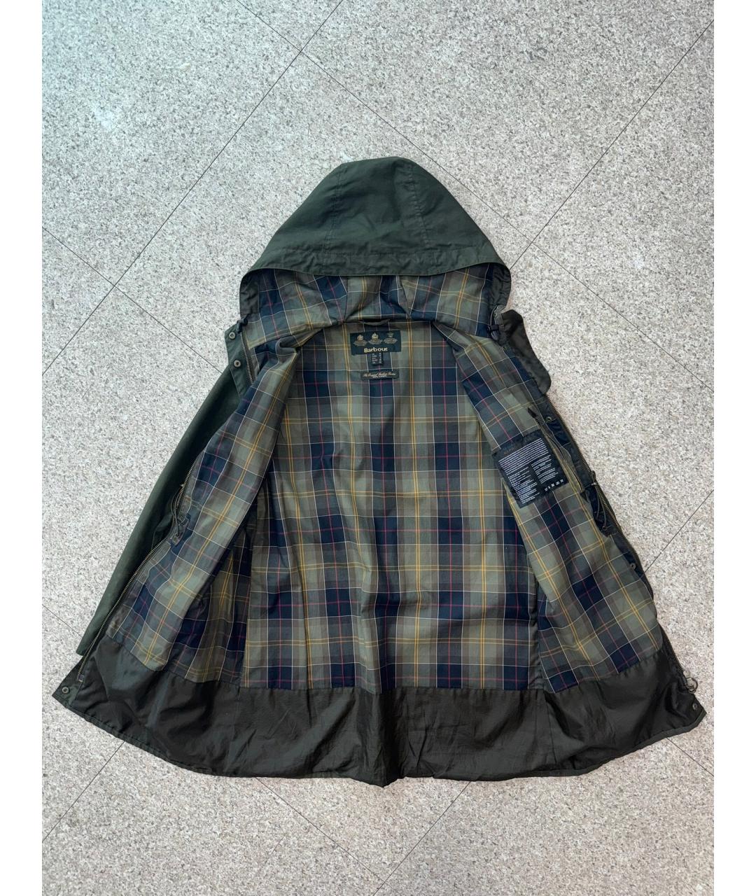 BARBOUR Зеленая хлопковая куртка, фото 8