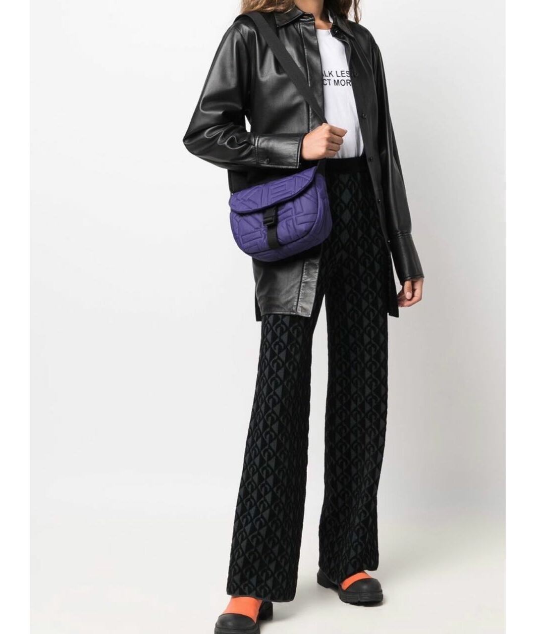 KENZO Фиолетовая тканевая сумка тоут, фото 2