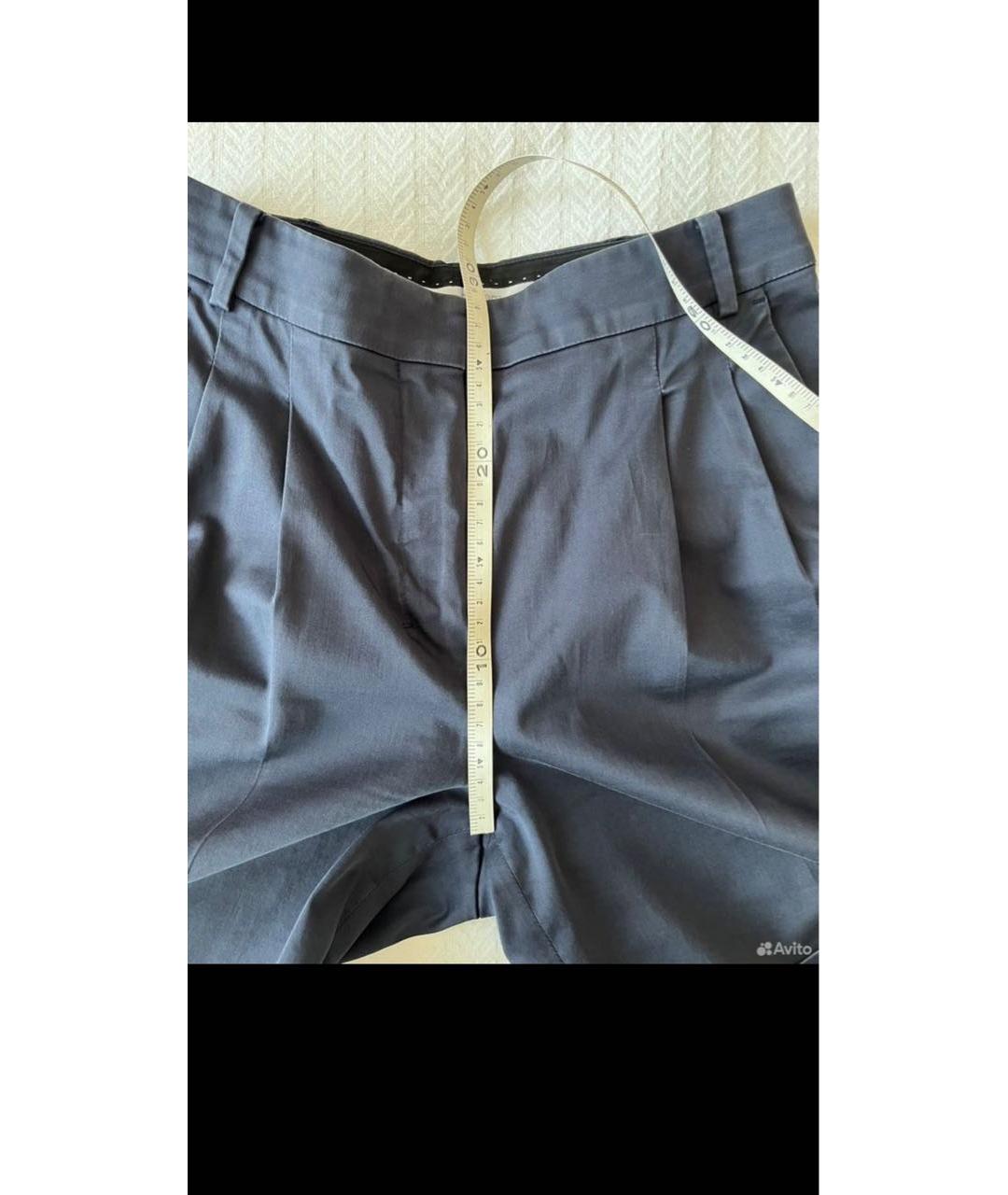 MAX MARA Темно-синие шорты, фото 4