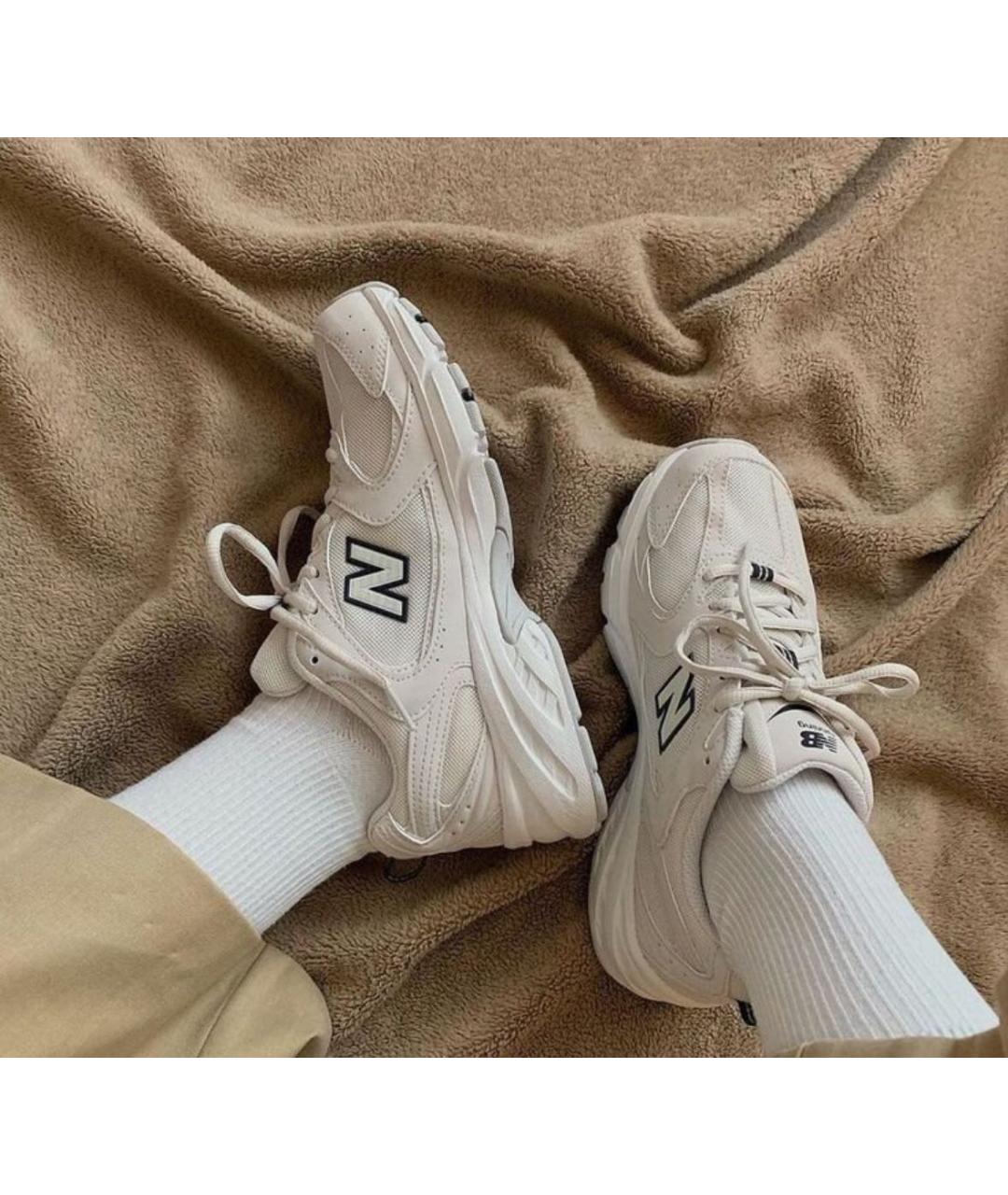 NEW BALANCE Бежевые текстильные кроссовки, фото 7