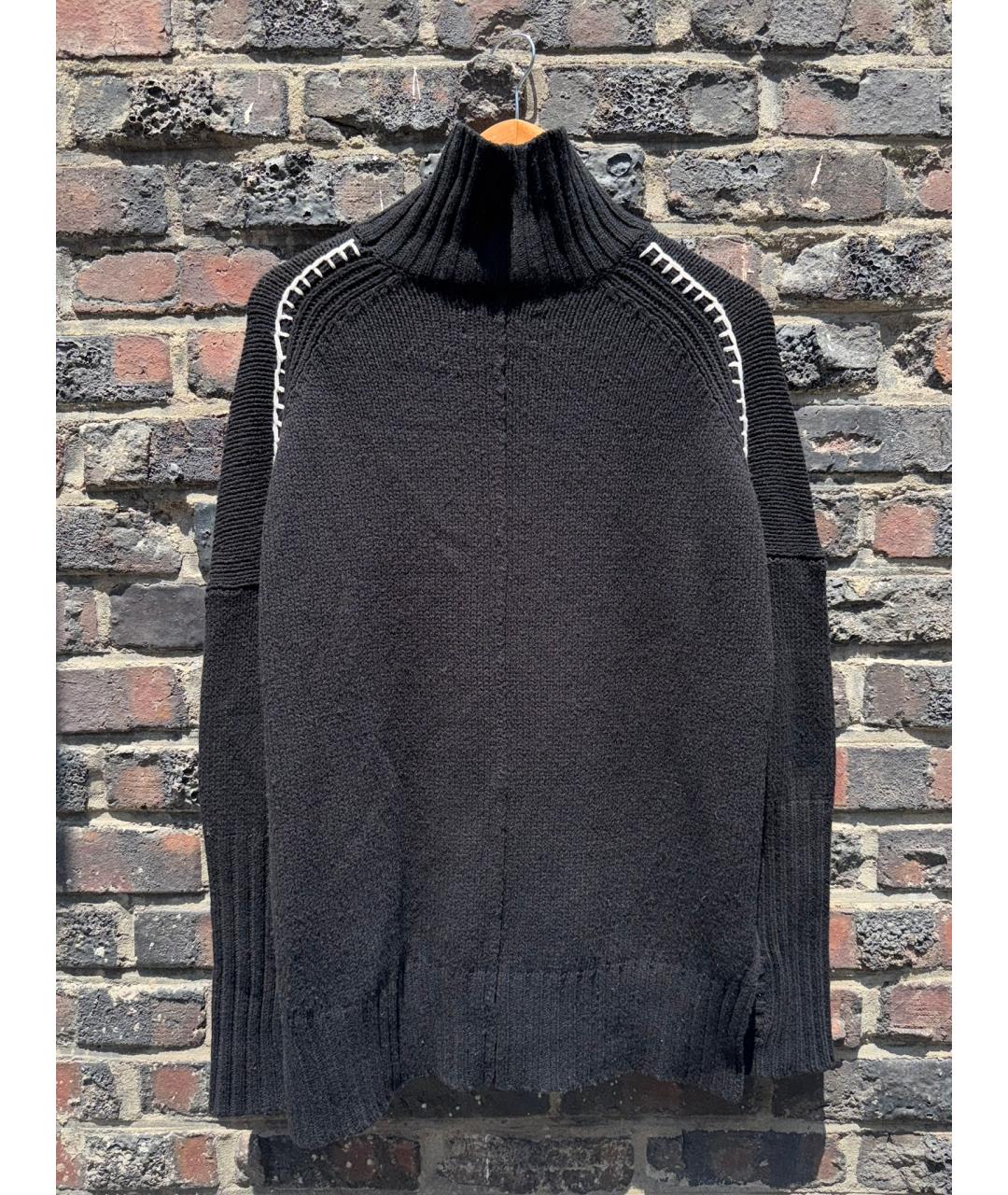 ZADIG & VOLTAIRE Черный шерстяной джемпер / свитер, фото 5