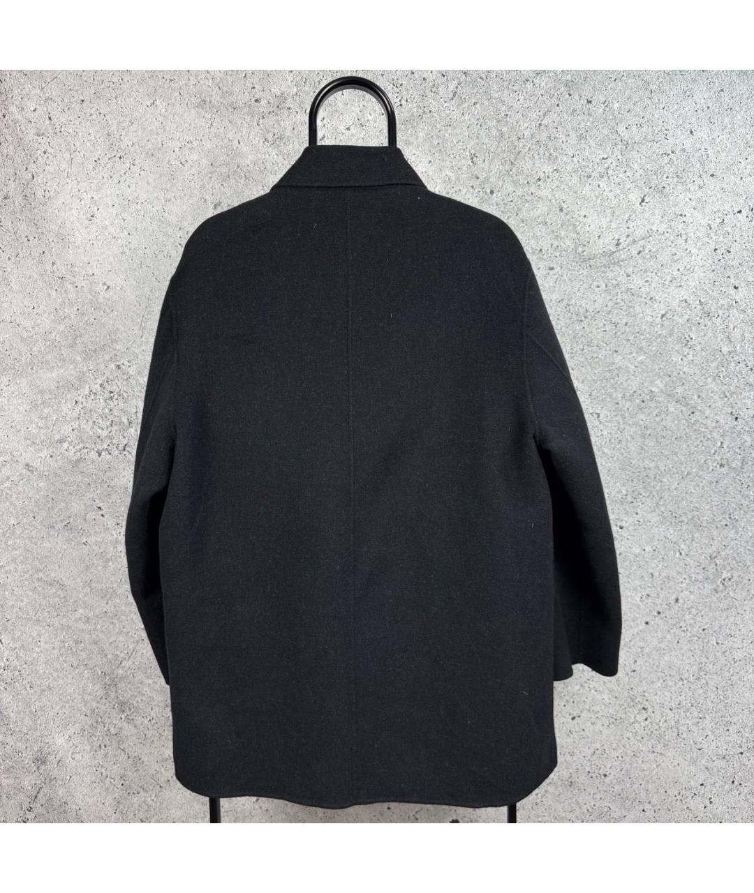 SAINT LAURENT Черное пальто, фото 2