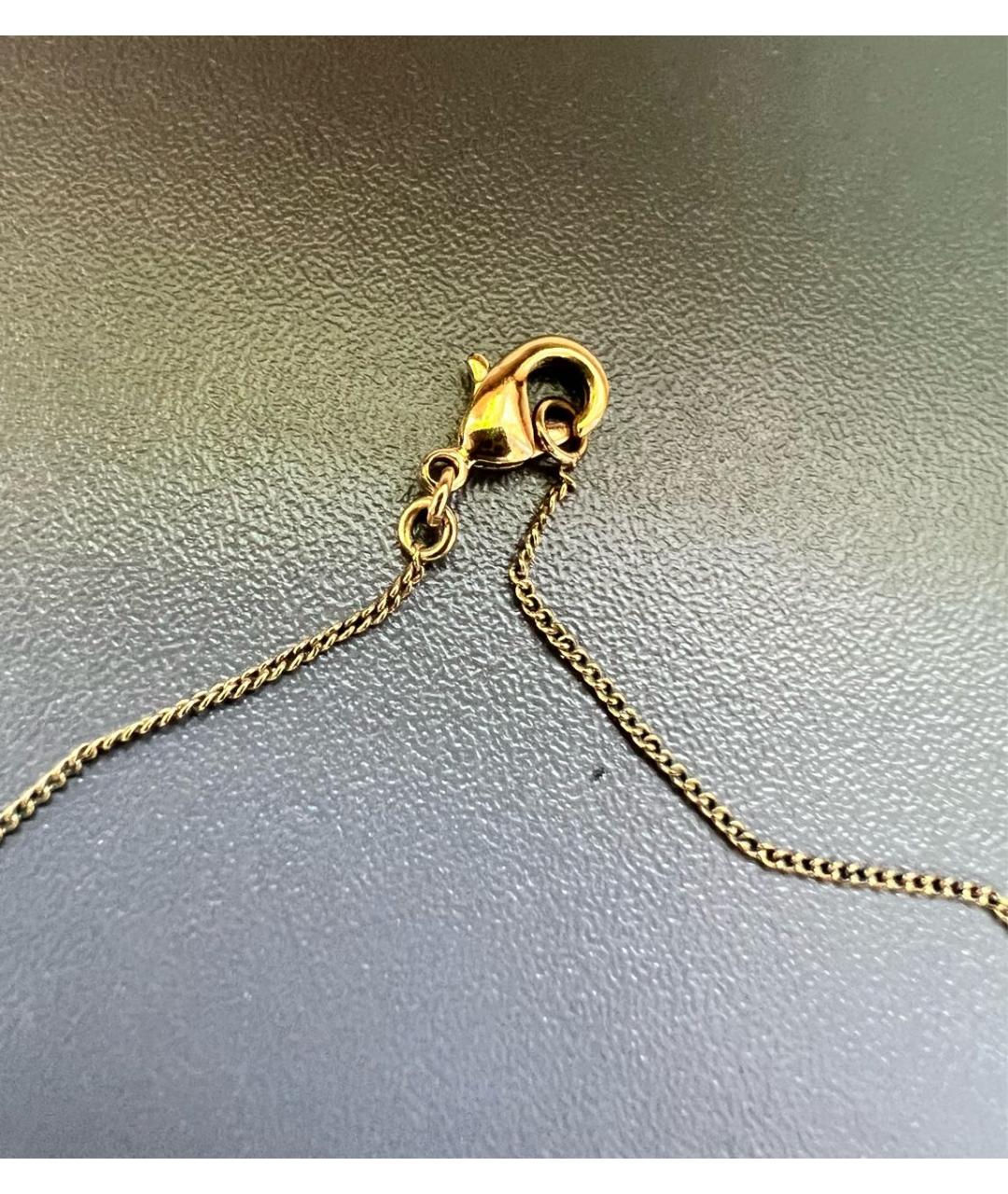 SAINT LAURENT Золотая металлическая подвеска, фото 3