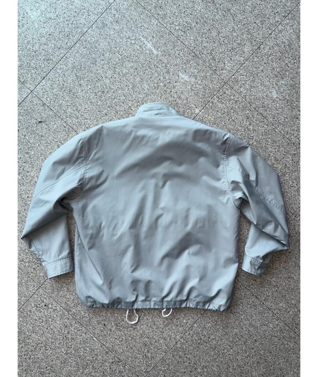 SAINT LAURENT Серая полиэстеровая куртка, фото 9