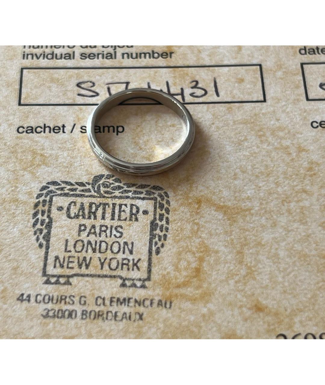 CARTIER Платиновое кольцо, фото 6