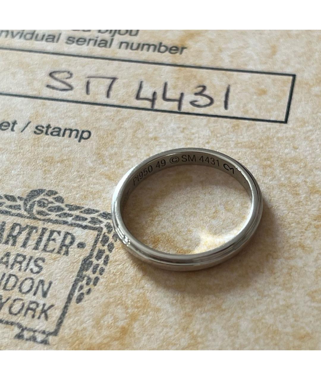 CARTIER Платиновое кольцо, фото 4