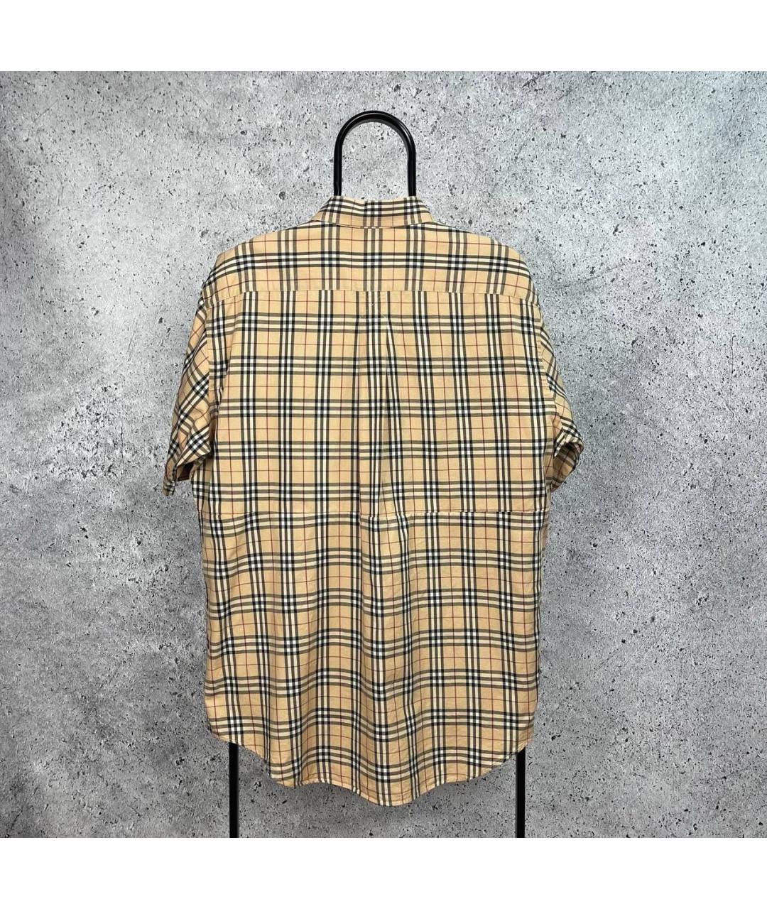 BURBERRY Бежевая классическая рубашка, фото 2