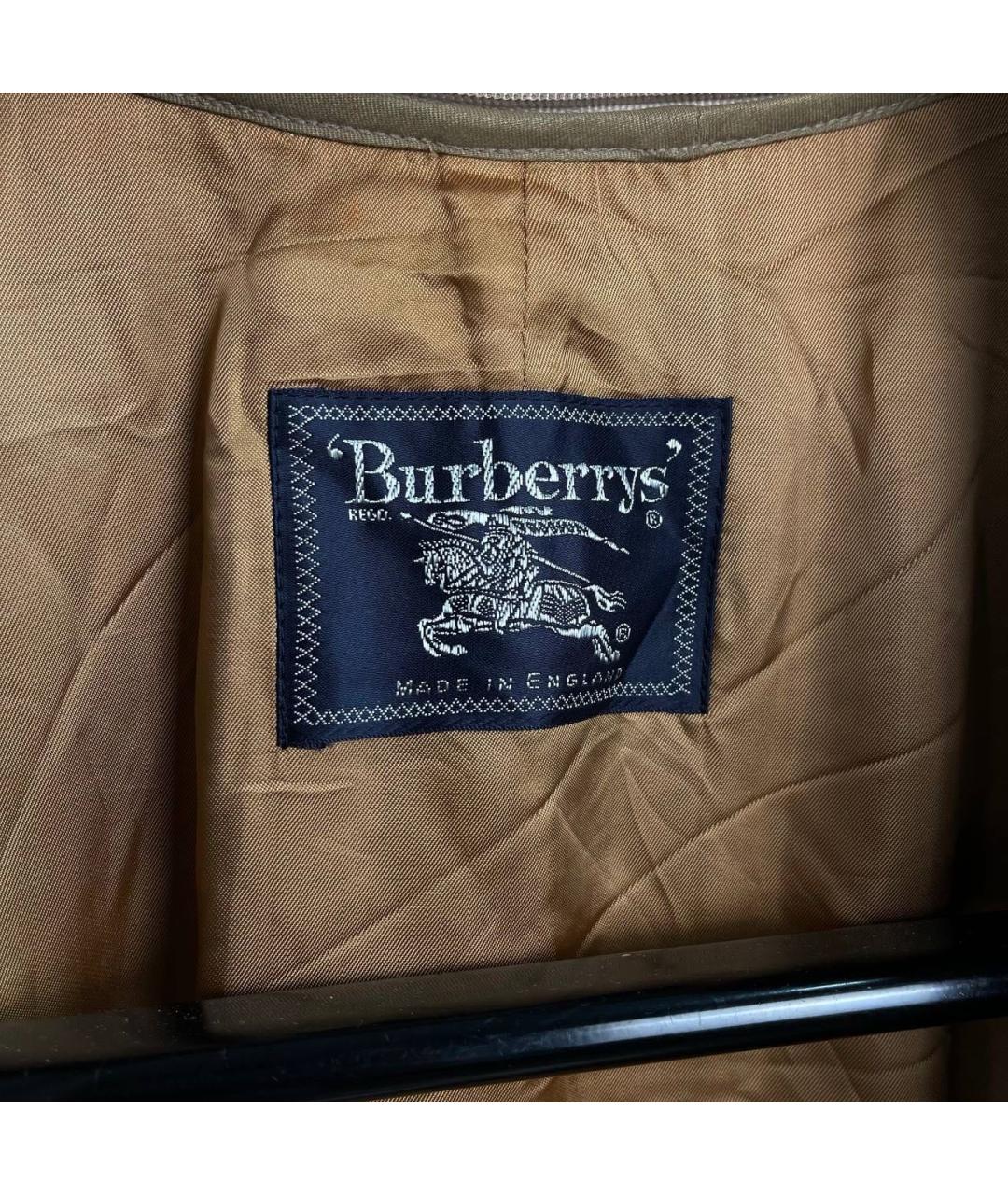 BURBERRY Бежевый тренч / плащ, фото 3