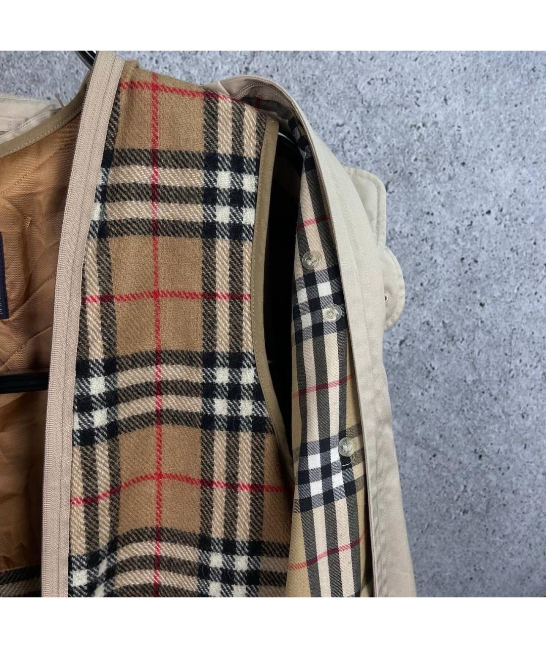 BURBERRY Бежевый тренч / плащ, фото 8