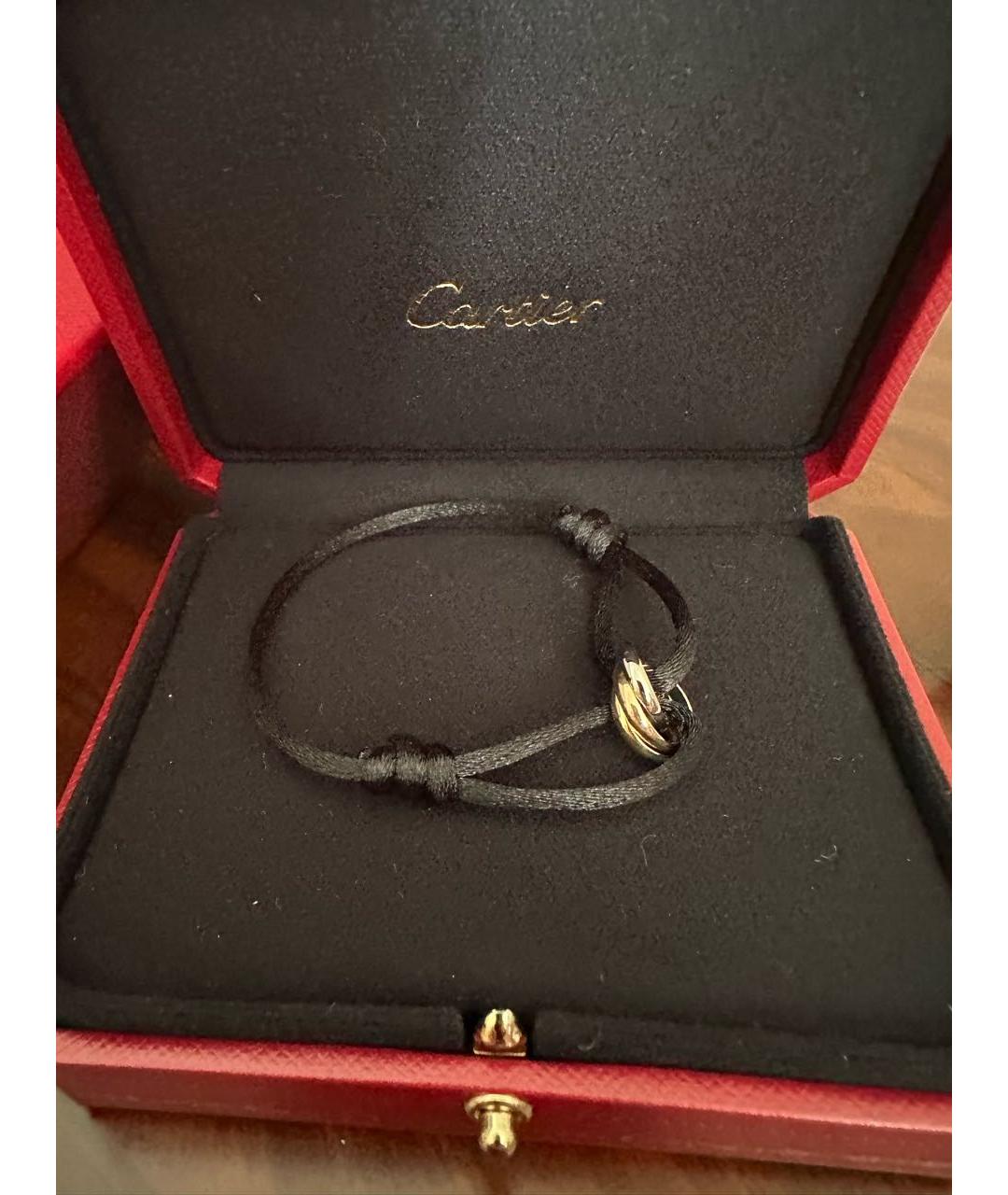 CARTIER Черный браслет из белого золота, фото 3