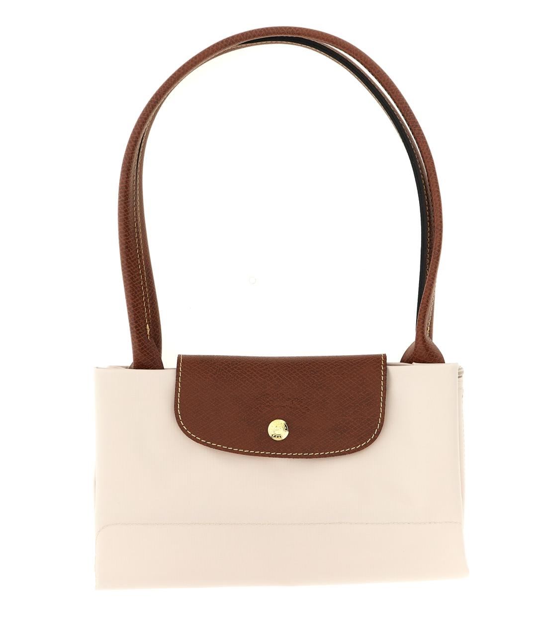 LONGCHAMP Бежевая синтетическая сумка тоут, фото 3