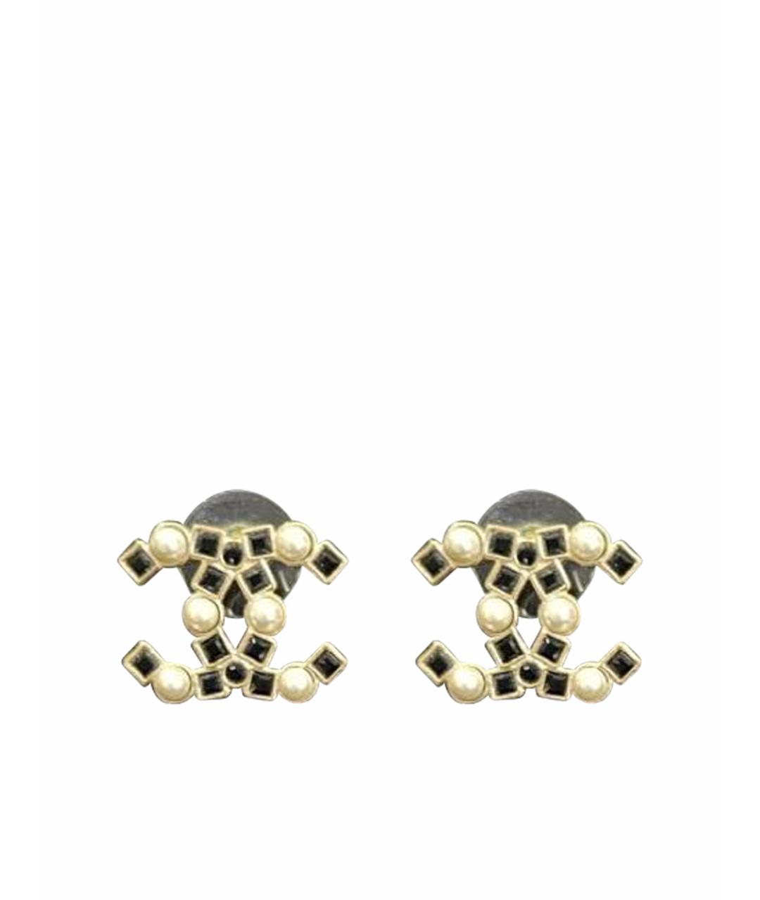 CHANEL Золотые серьги, фото 1