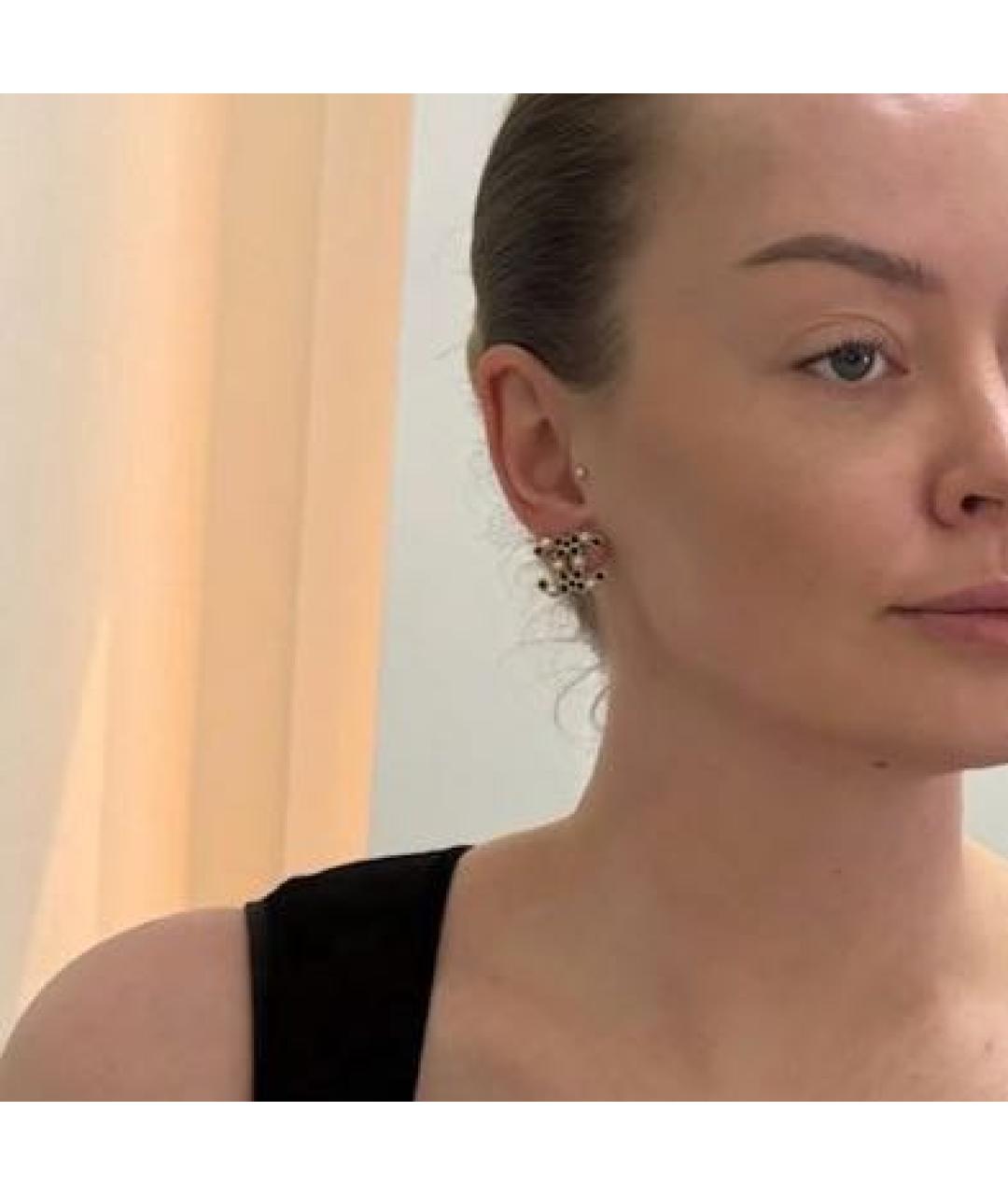 CHANEL Золотые серьги, фото 4