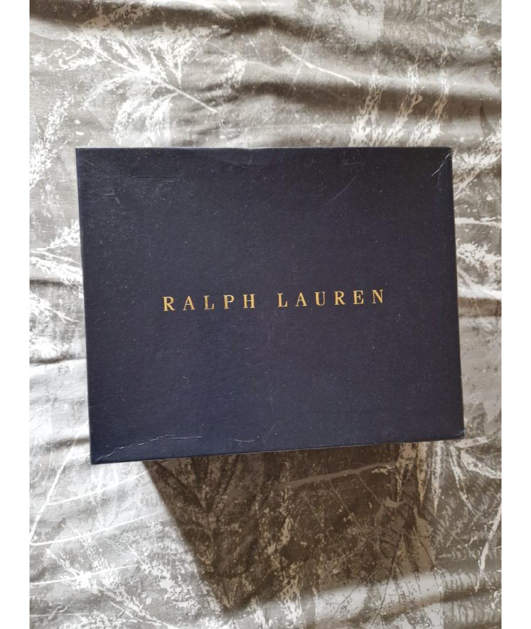 RALPH LAUREN PURPLE LABEL Хаки замшевые высокие кроссовки / кеды, фото 7