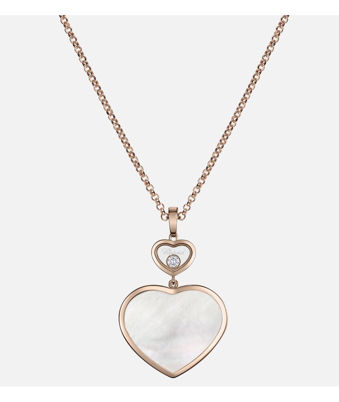 CHOPARD Белая подвеска из розового золота, фото 6