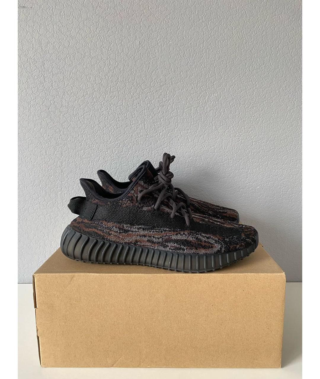 ADIDAS YEEZY Черные текстильные кроссовки, фото 4