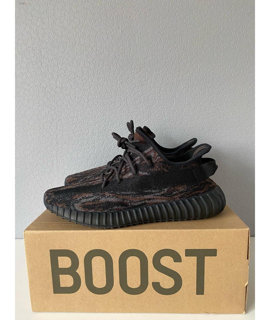 ADIDAS YEEZY Черные текстильные кроссовки, фото 3