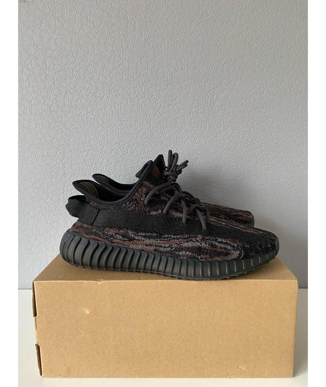 ADIDAS YEEZY Черные текстильные кроссовки, фото 4