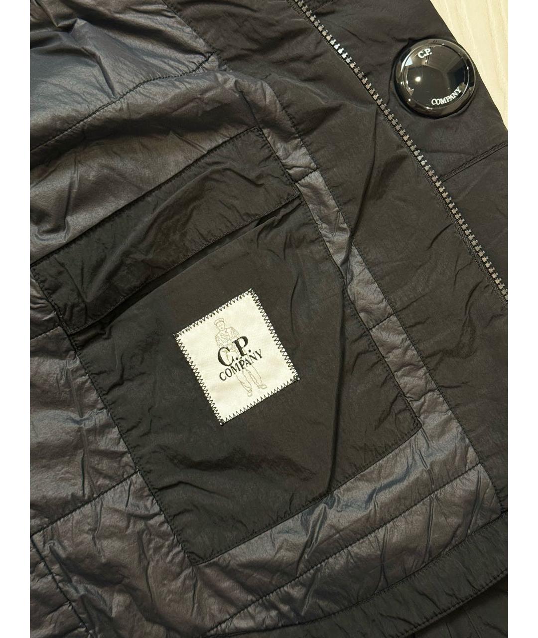 CP COMPANY Антрацитовая полиэстеровая куртка, фото 4