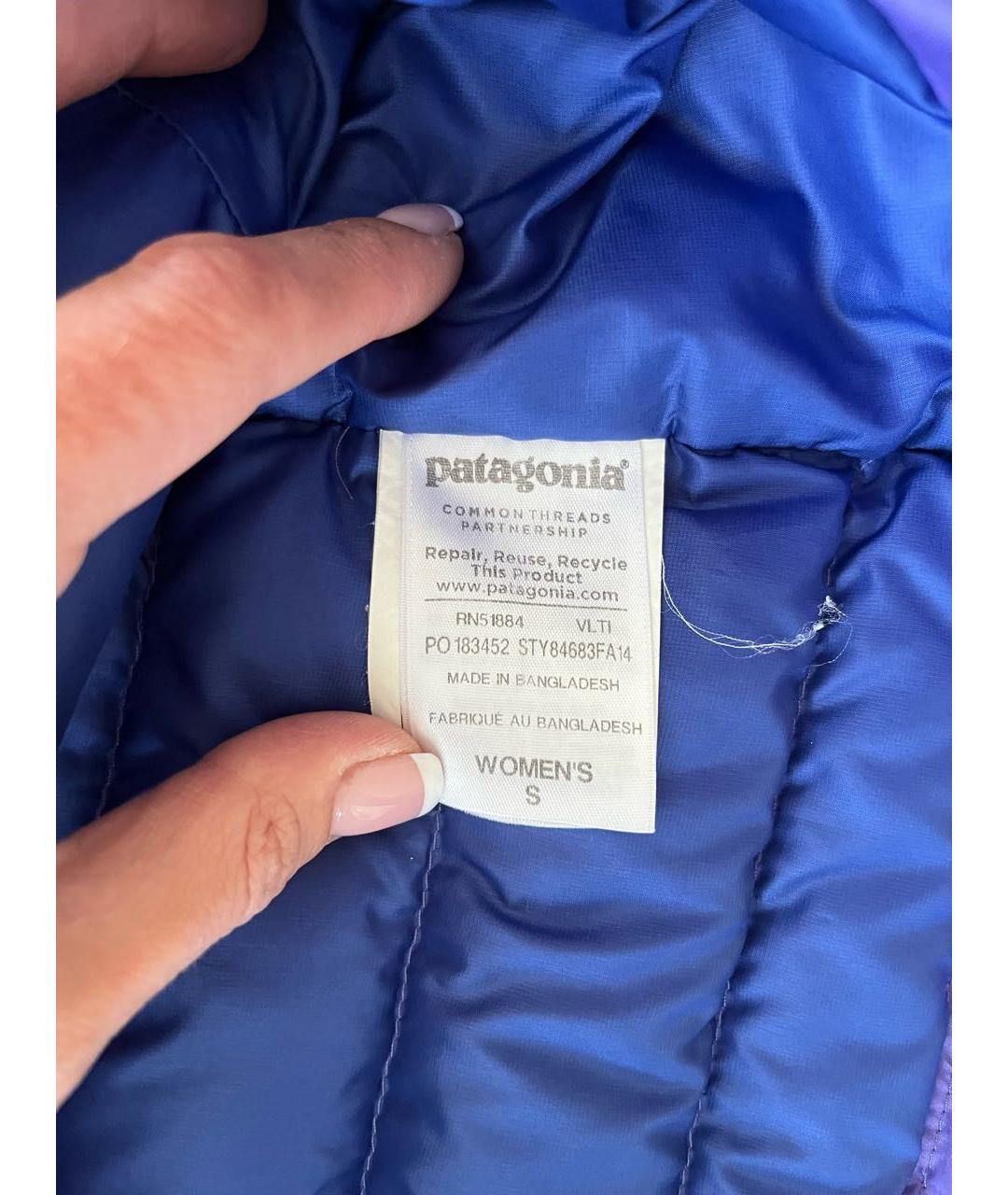 PATAGONIA Фиолетовая куртка, фото 4