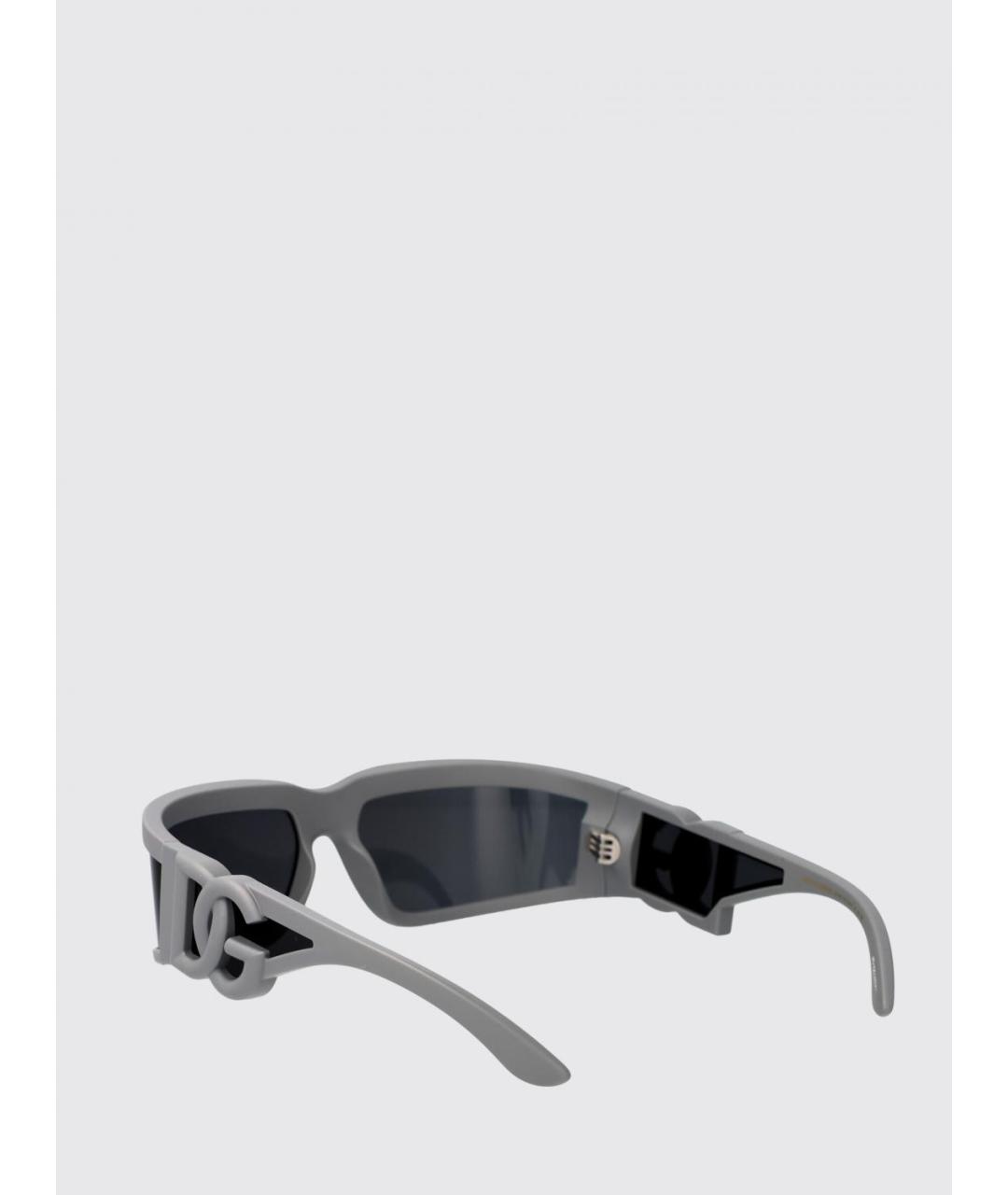 DOLCE&GABBANA Серые солнцезащитные очки, фото 2