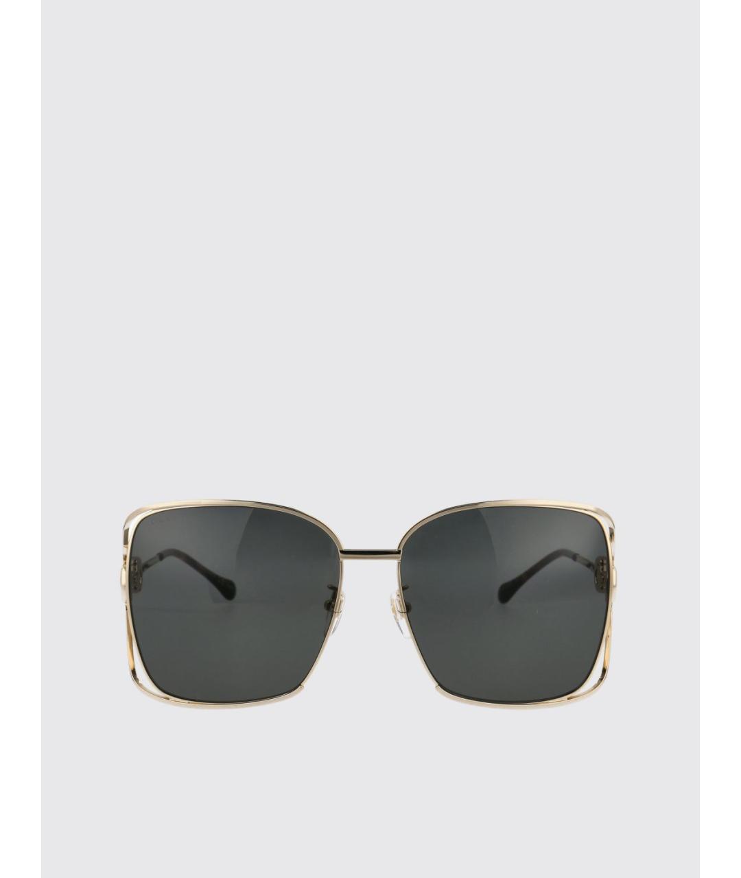 GUCCI Золотые солнцезащитные очки, фото 2