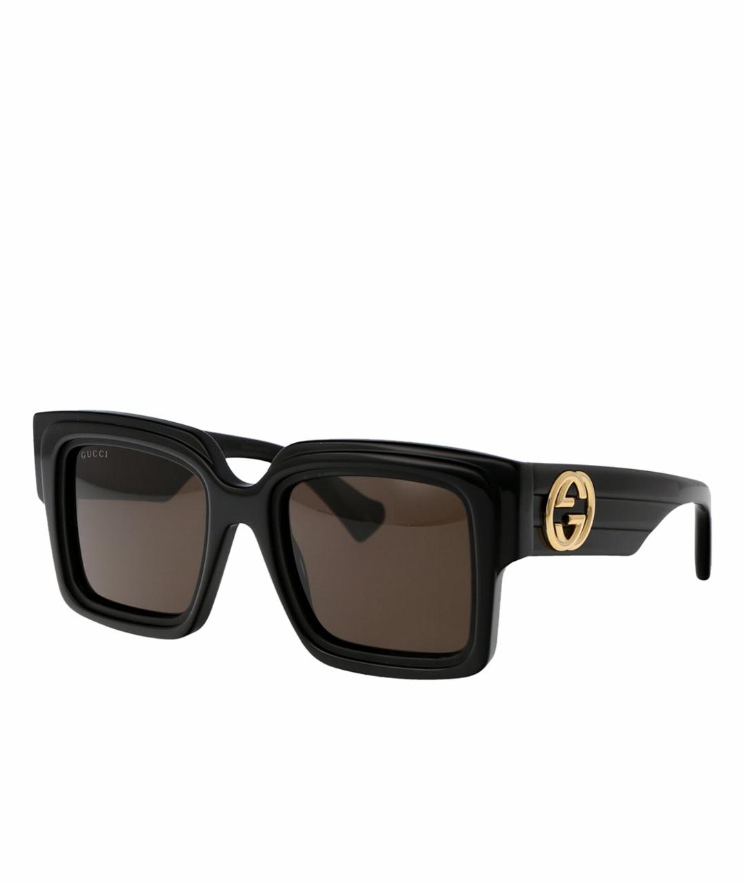 GUCCI Черные солнцезащитные очки, фото 1