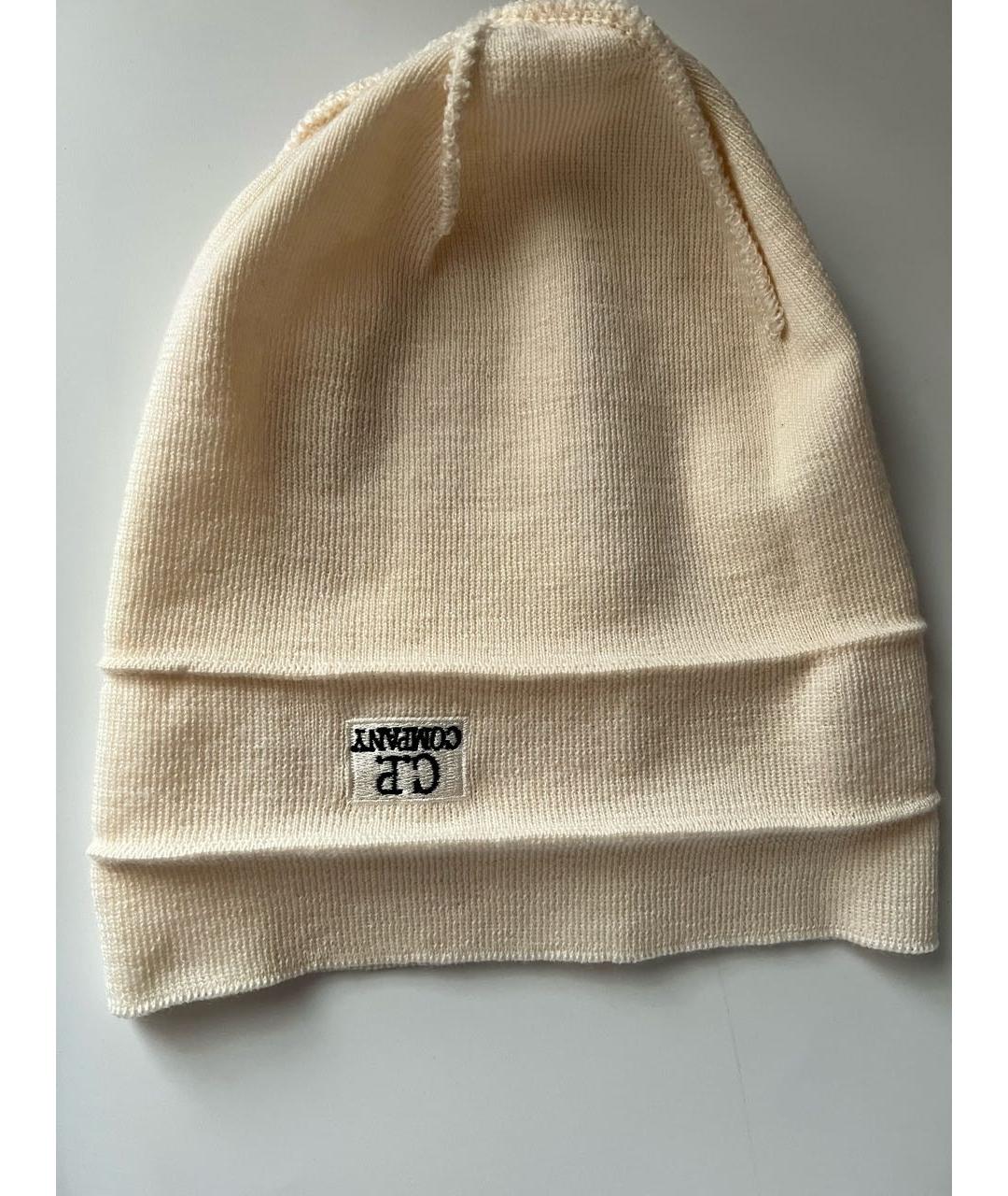 CP COMPANY Бежевая шерстяная шапка, фото 6
