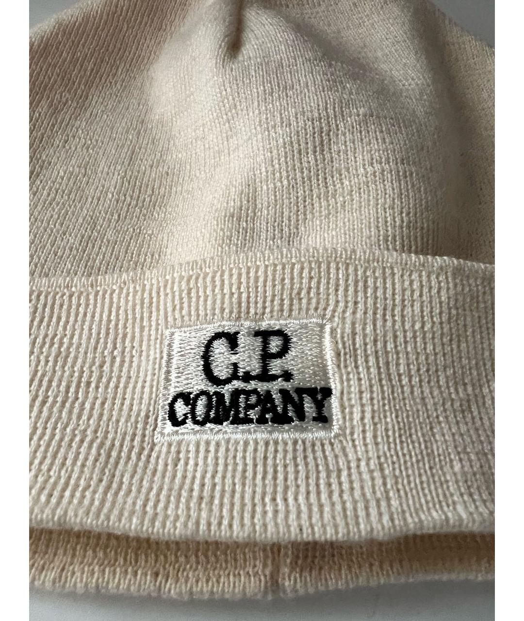 CP COMPANY Бежевая шерстяная шапка, фото 4