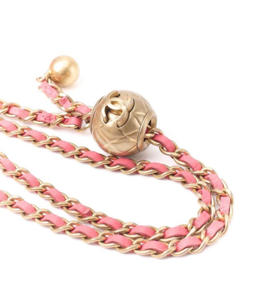 CHANEL Розовая кожаная поясная сумка, фото 2