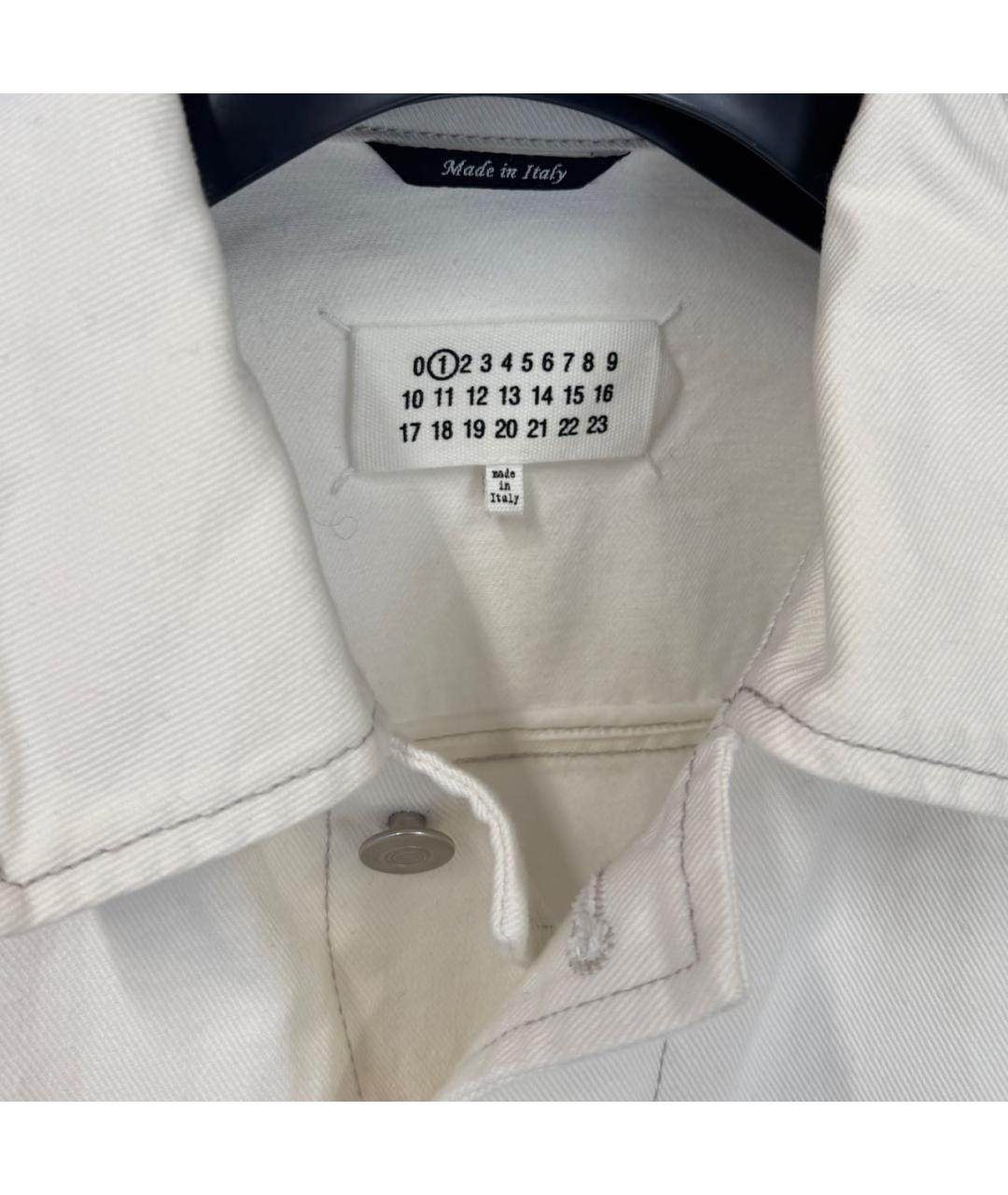 MAISON MARGIELA Белая хлопковая куртка, фото 3