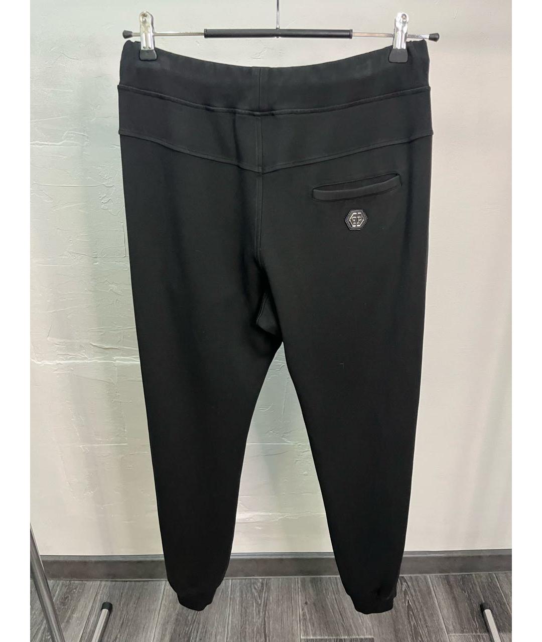 PHILIPP PLEIN Черный вискозный спортивный костюм, фото 4
