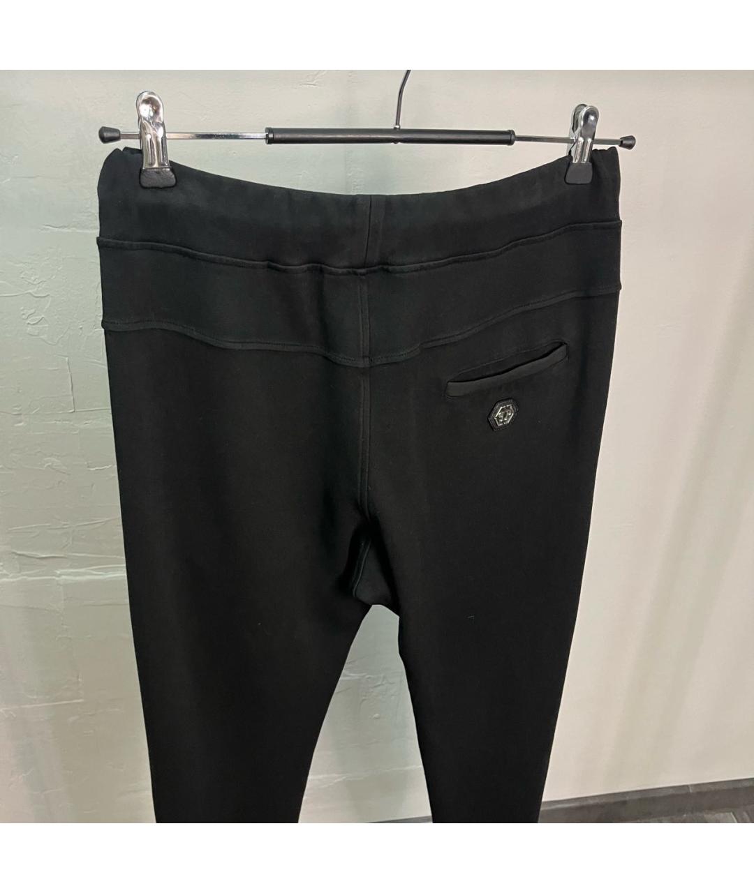 PHILIPP PLEIN Черный вискозный спортивный костюм, фото 5
