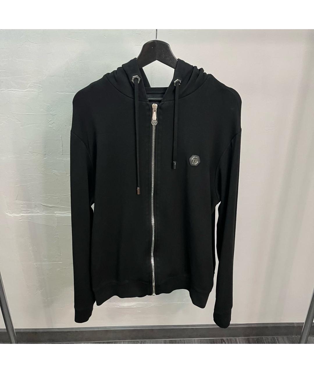 PHILIPP PLEIN Черный вискозный спортивный костюм, фото 9