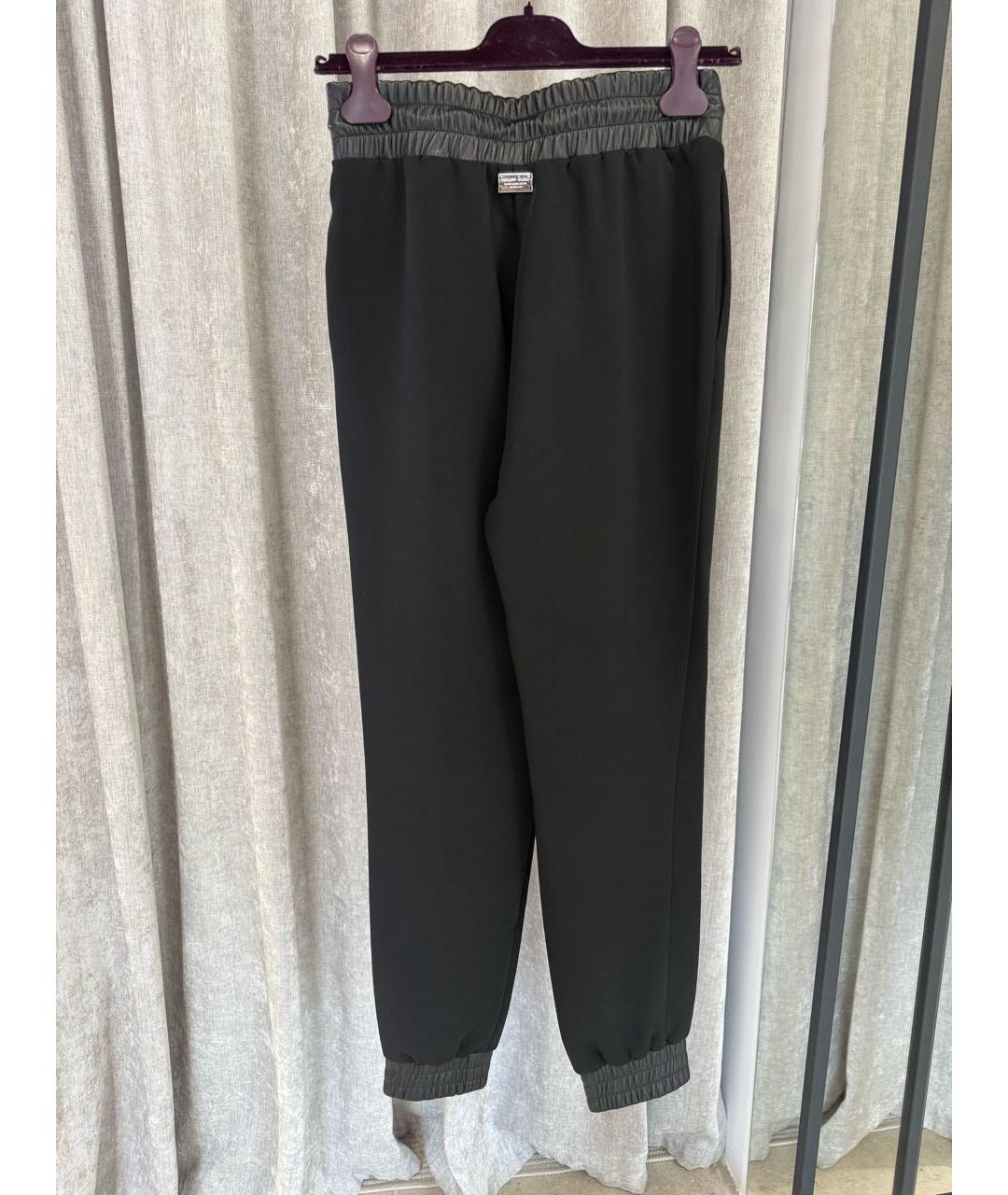 PHILIPP PLEIN Черные брюки узкие, фото 4