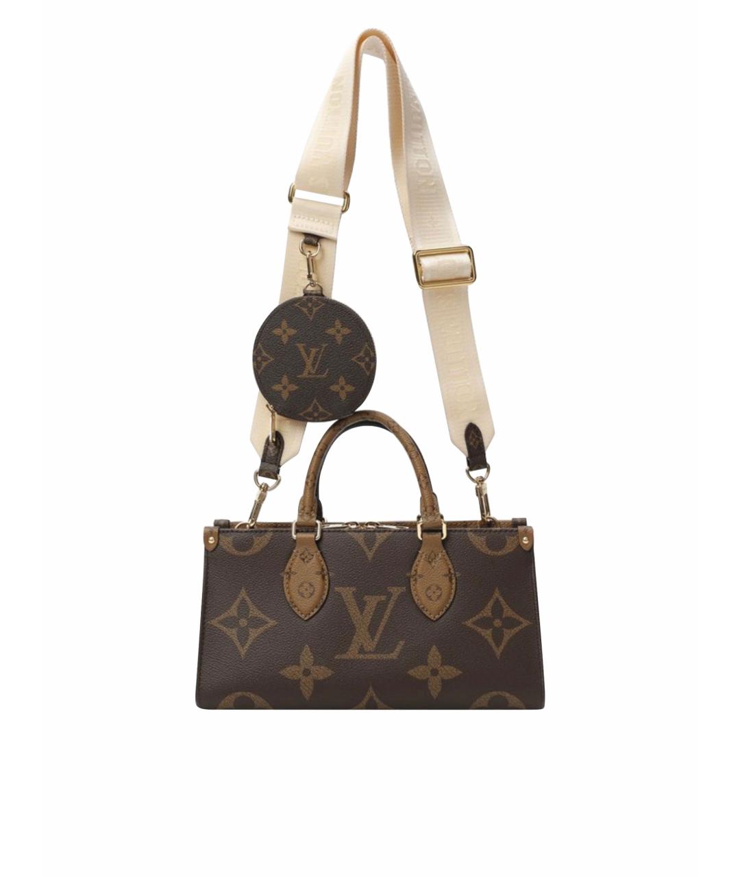 LOUIS VUITTON Коричневая сумка с короткими ручками, фото 5