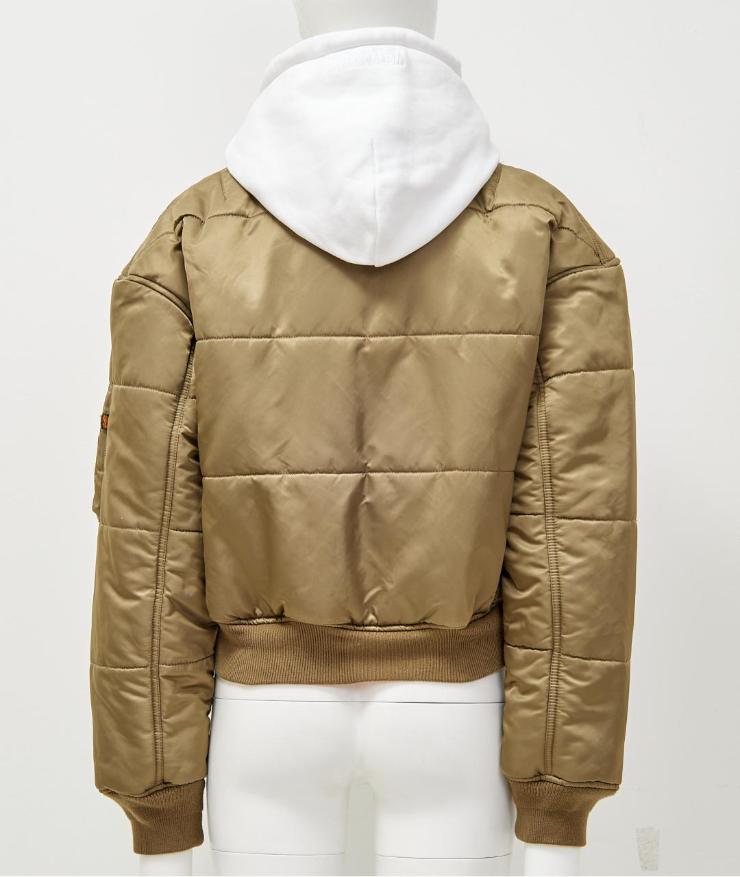 VETEMENTS Хаки полиэстеровая куртка, фото 4