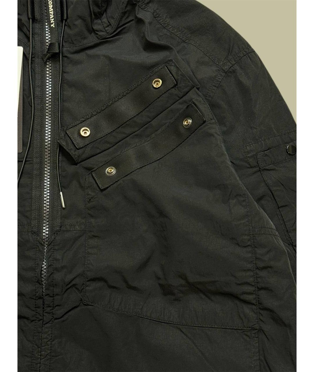 CP COMPANY Черная полиэстеровая куртка, фото 3
