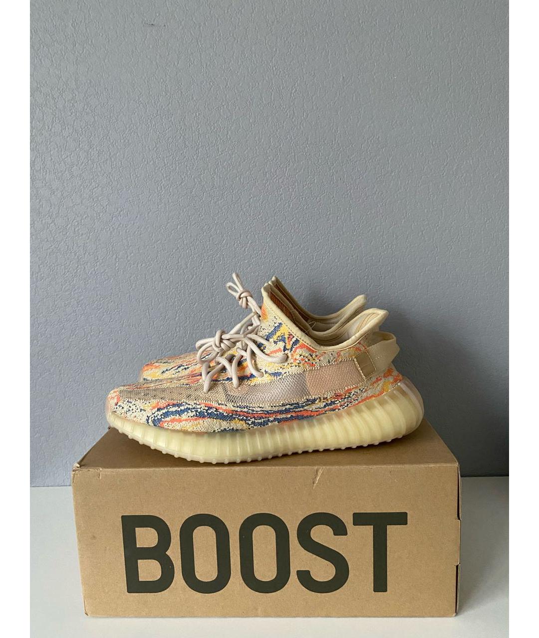 ADIDAS YEEZY Мульти текстильные кроссовки, фото 4